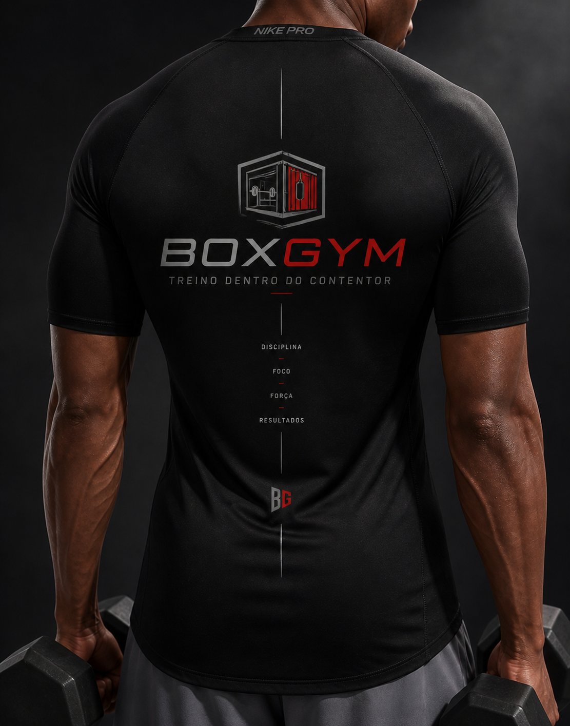 Camisola BoxGym Sport — Costas